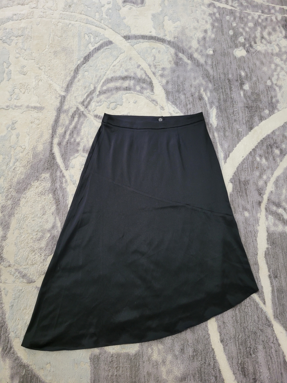Addittion Ele Women's Black High-Low A-Line Maxi Skirt Size 14